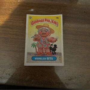 Wrinkled Rita Trading Card Garbage Pail Kids 78a series 2